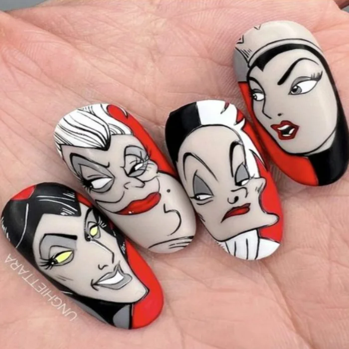 Villain nails, la manucure des méchants de Disney